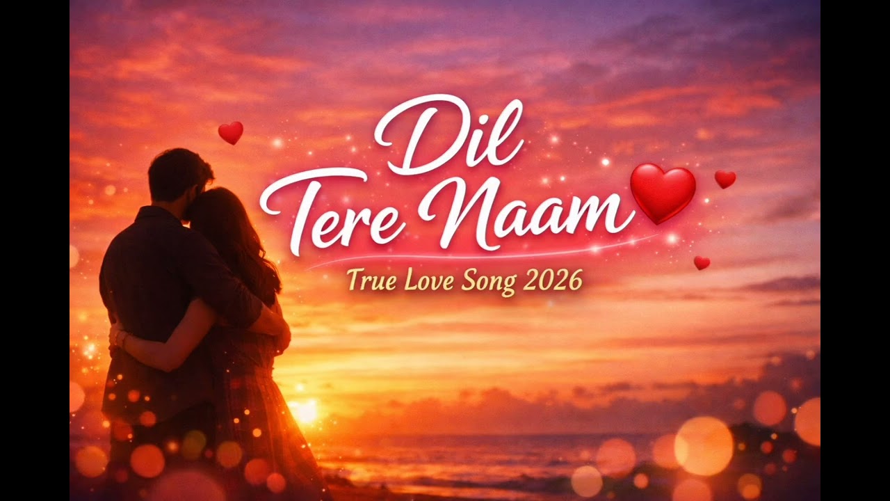 Dil Tere Naam 💖 | New Hindi Love Song 2026 | Romantic Couple Song
