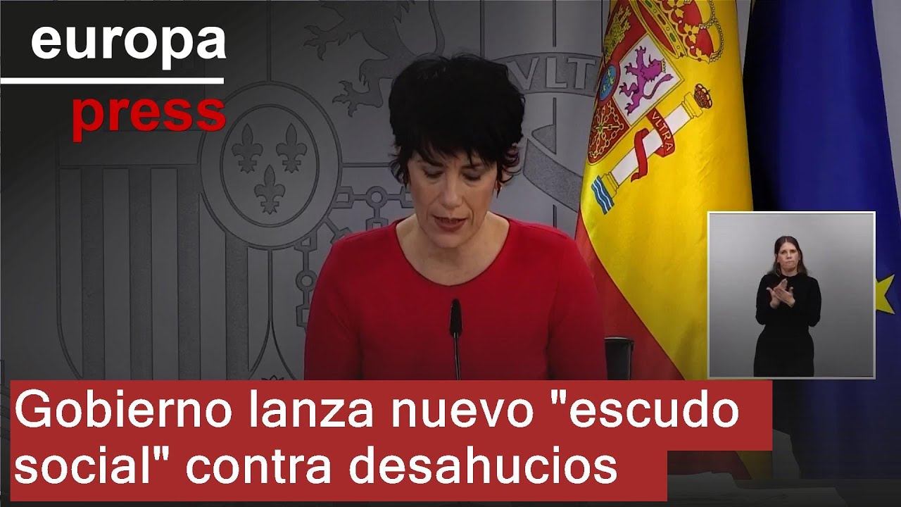 El Gobierno aprueba un nuevo 'escudo social', con la suspensi&oacute;n de desahucios