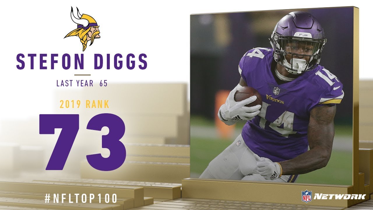 #73: Stefon Diggs (WR, Vikings) | Top 100 Players of 2019 | NFL