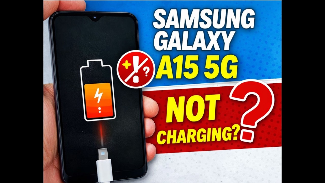 Samsung Galaxy A15 5g not charging
