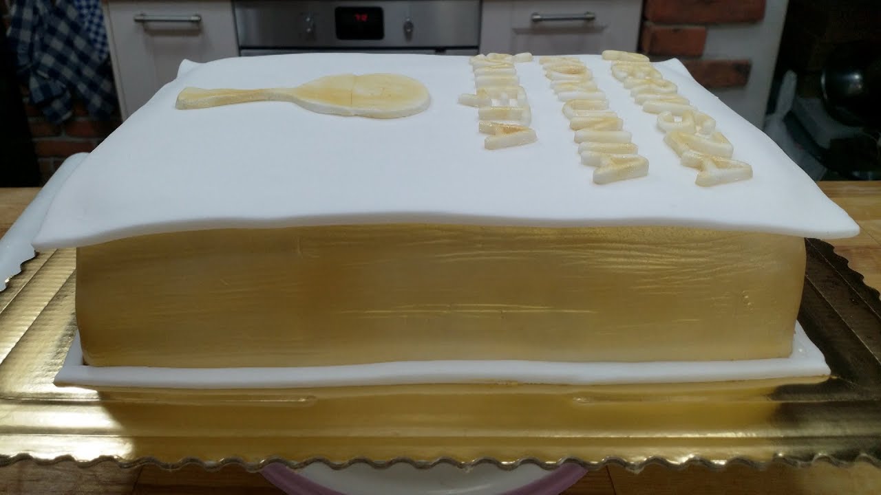 Tort książka, tort na komunię