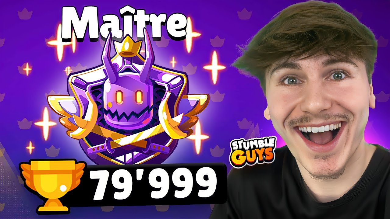 JE TRYHARD LE MODE RANKED DE STUMBLE GUYS !! (Rush Maître)