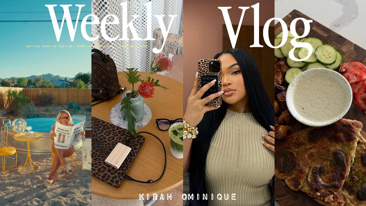 weekly vlog: 5AM routine + living in miami & LA + BTS of shooting my campaigns + high protein meals