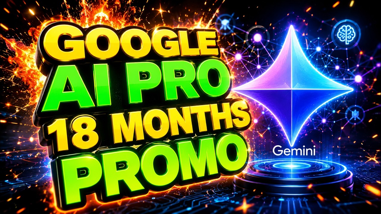How to Get GOOGLE AI PRO for 18 Months (Promo)