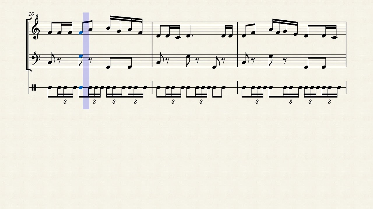 Bolero, Ravel - flauta doce e baixo - partitura