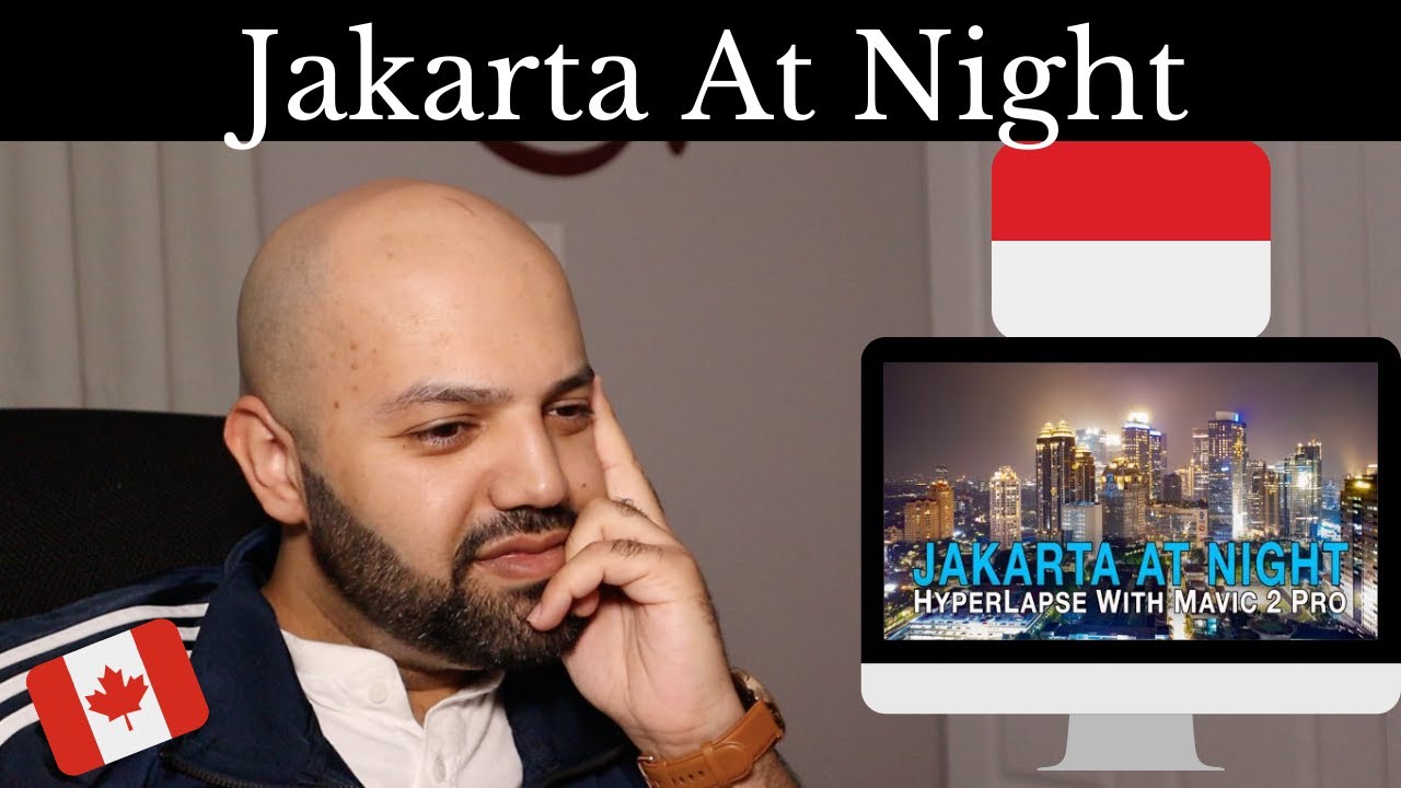 Jakarta City At Night - Hyperlapse Video With Mavic 2 Pro - Reaction (BEST REACTION)