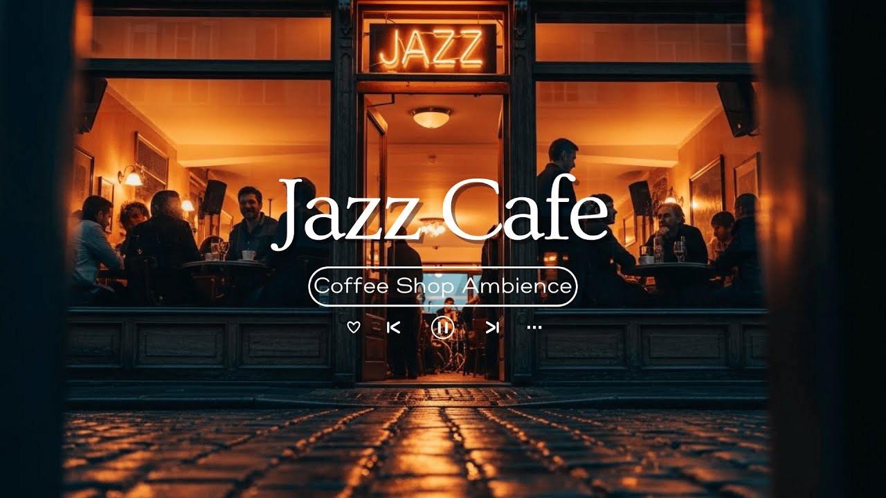 Smooth Jazz Music for Studying, Work 🌸 4K Spring Coffee Shop Ambience with Jazz Relaxing Music