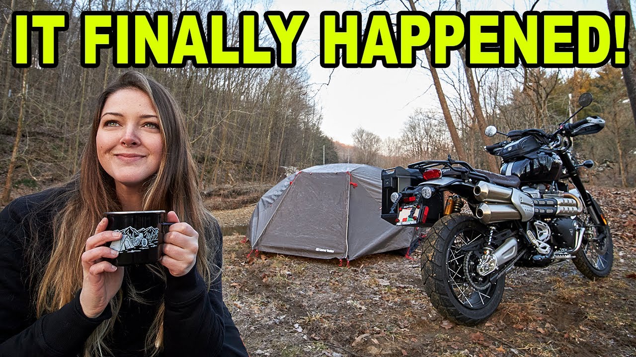 I thought I was prepared... Motorcycle Camping trip!