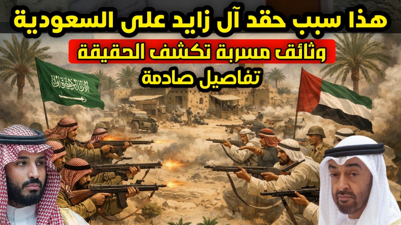 الحقيقة تتكشف - هذا سبب حقد آل زايد وأبناء أبو ظبي على السعودية - وثائق مسربة تكشف تفاصيل صادمة