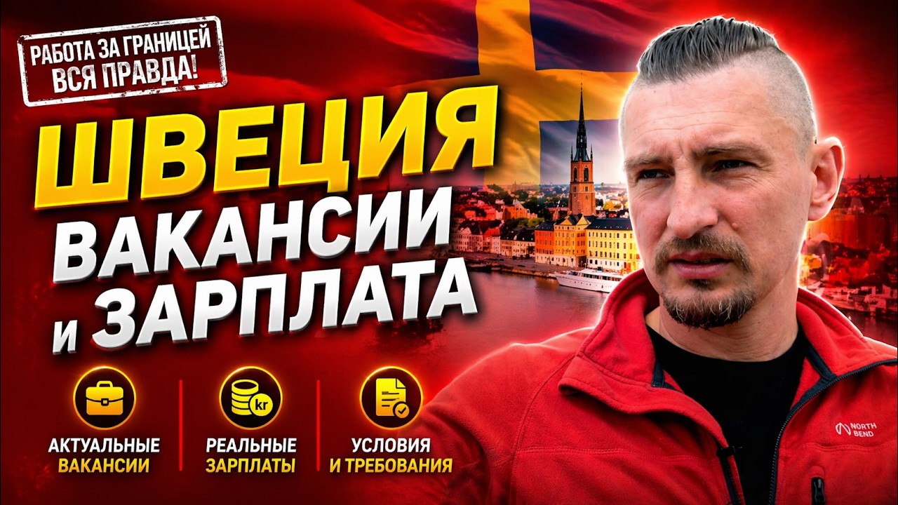 Вакансии и зарплаты в Швеции для мигрантов.