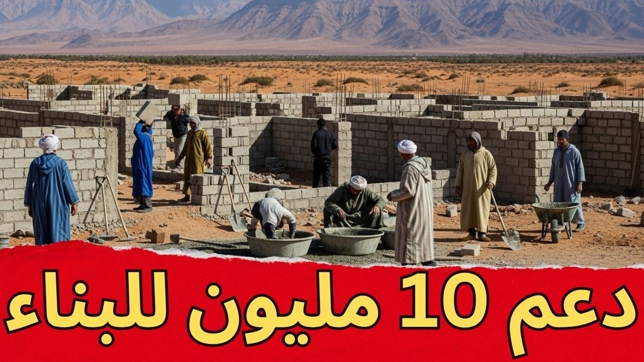 دعم البناء في البوادي المغربية: احصل على 10 مليون سنتيم للسكن الشخصي بسهولة