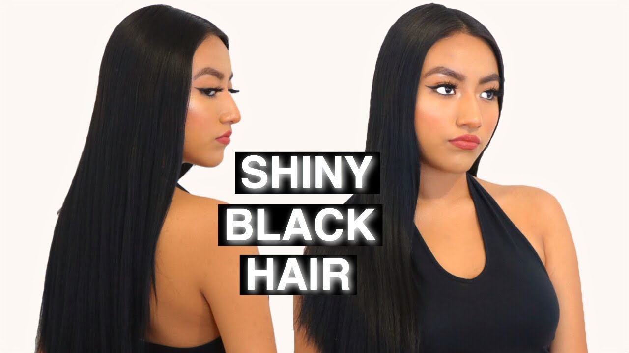 DYING MY HAIR BLACK AT HOME 2019 | SILKY, SOFT, SHINY HAIR EVERYTIME♡