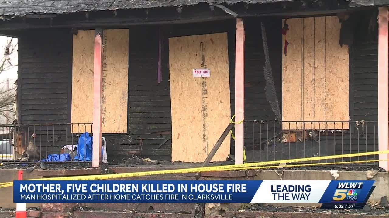 Community grieving loss of mother, 5 children in Clinton County house fire