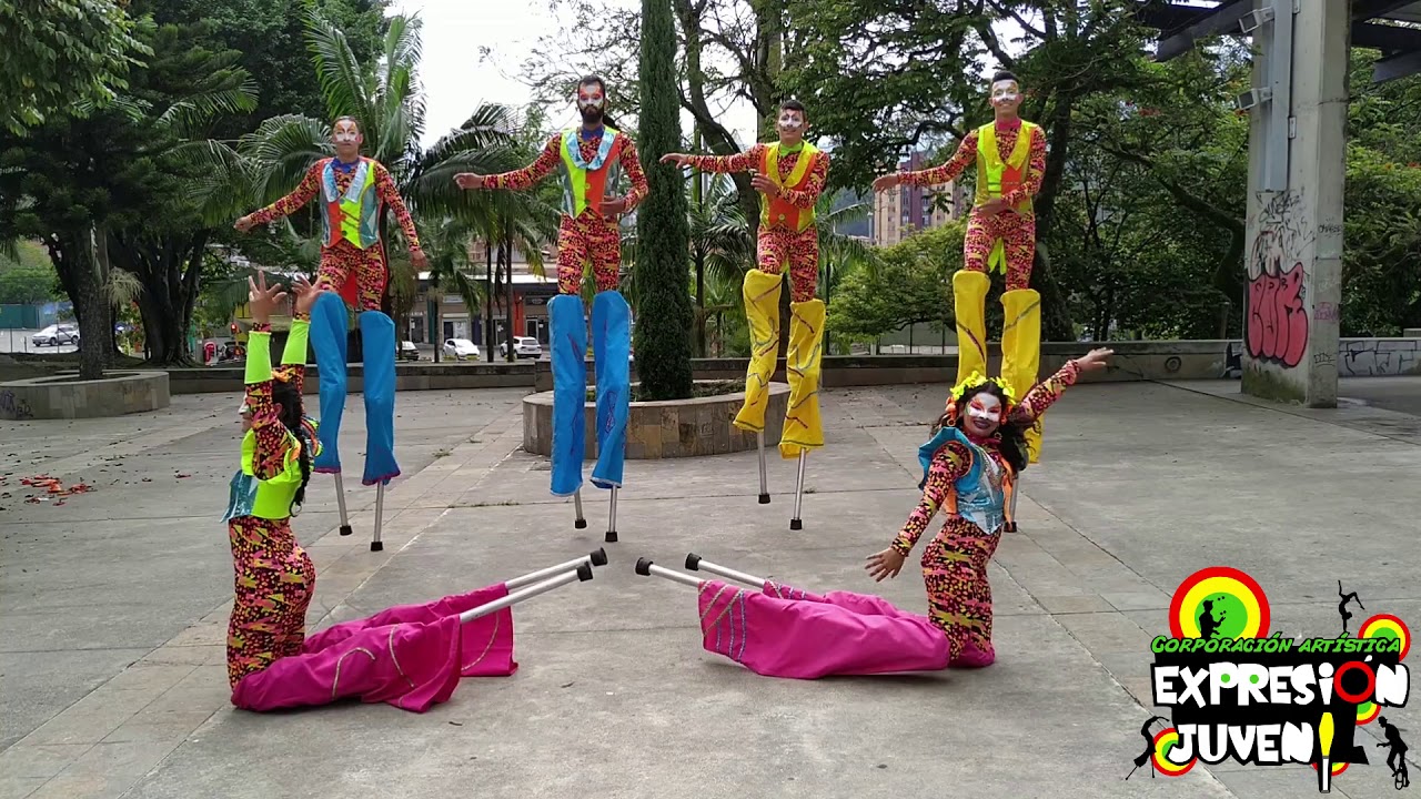 acrozank 2020 encuentro nacional de zanqueros Colombia