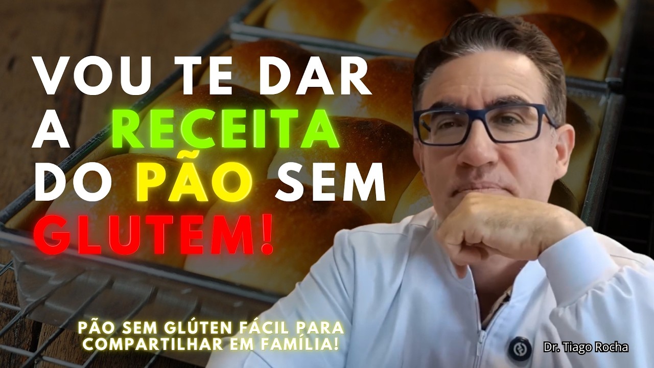 VOU TE DAR A  RECEITA DO PÃO SEM GLUTEM!   