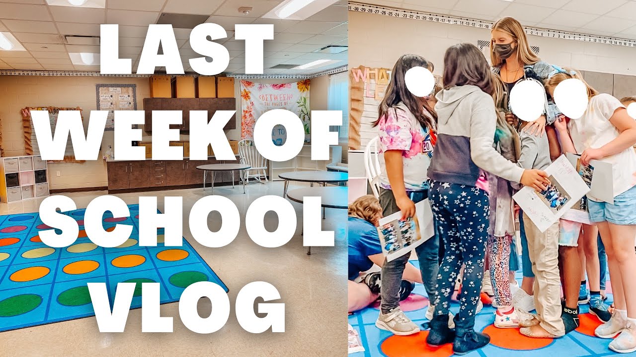 LAST WEEK OF SCHOOL VLOG | packing up my classroom, end of the year activities, reflecting, + more!