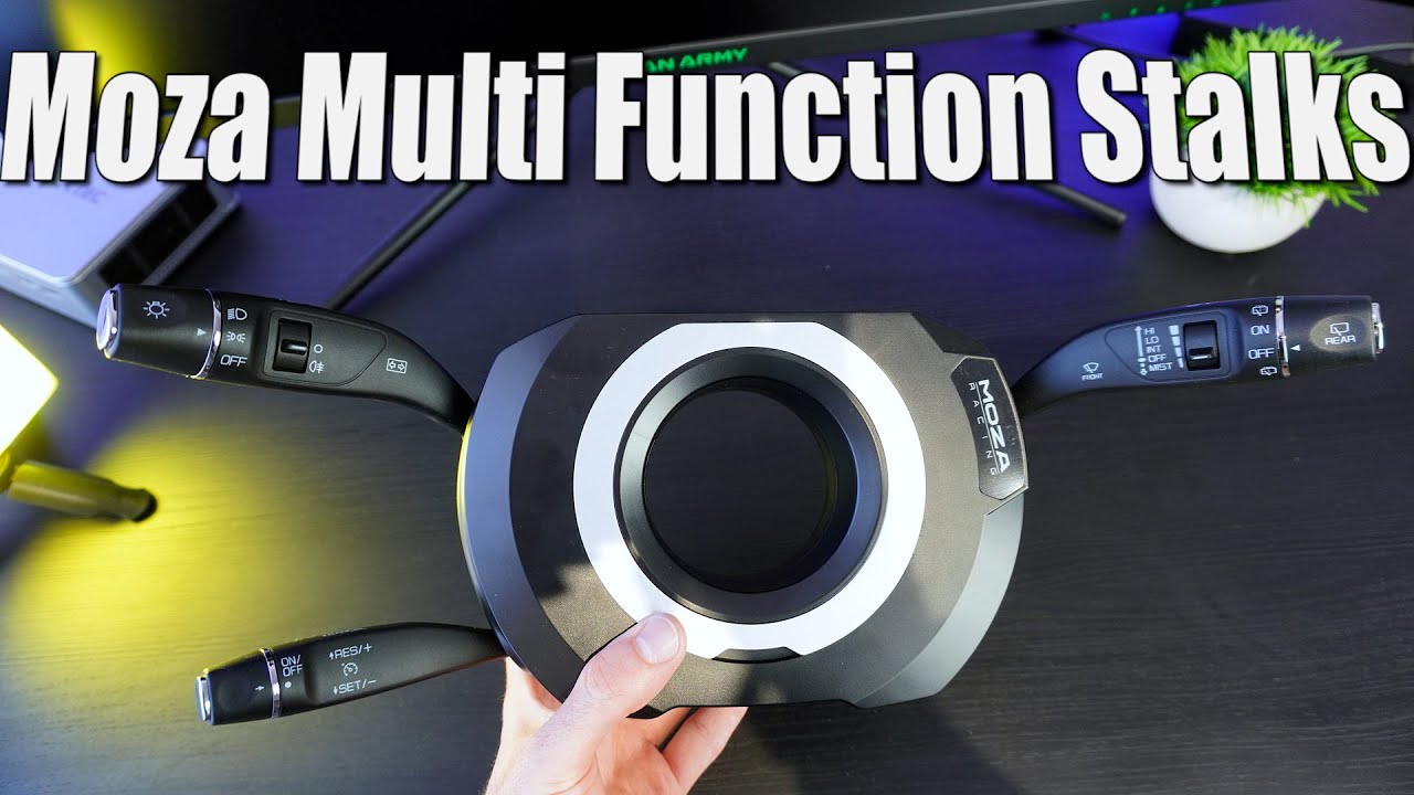 MOZA RACING- Multi Function Stalks  | Unboxing, Review, Test |