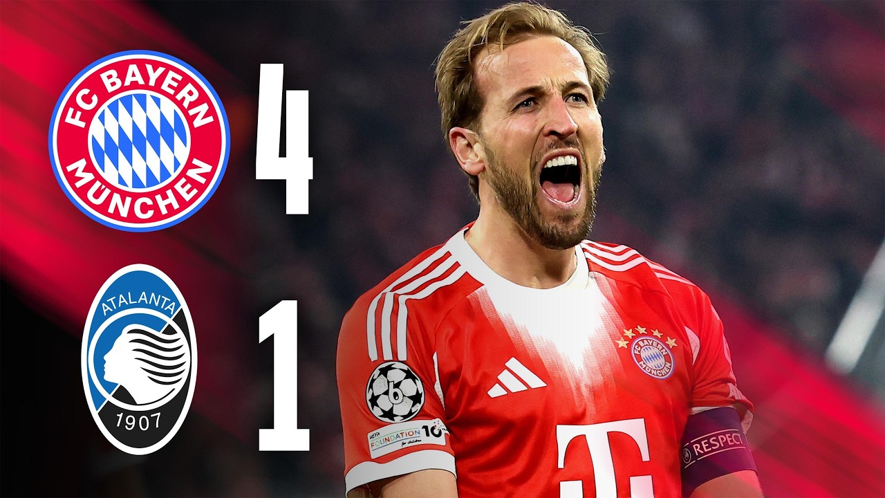 A Kane wonder goal as we reach the quarters | FC Bayern - Atalanta | Champions League-Highlights