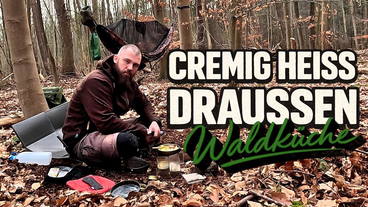 Cremige 5 Zutaten Waldk&uuml;che im Trangia Mini | Spitzkohl mit Hack & Hafersahne