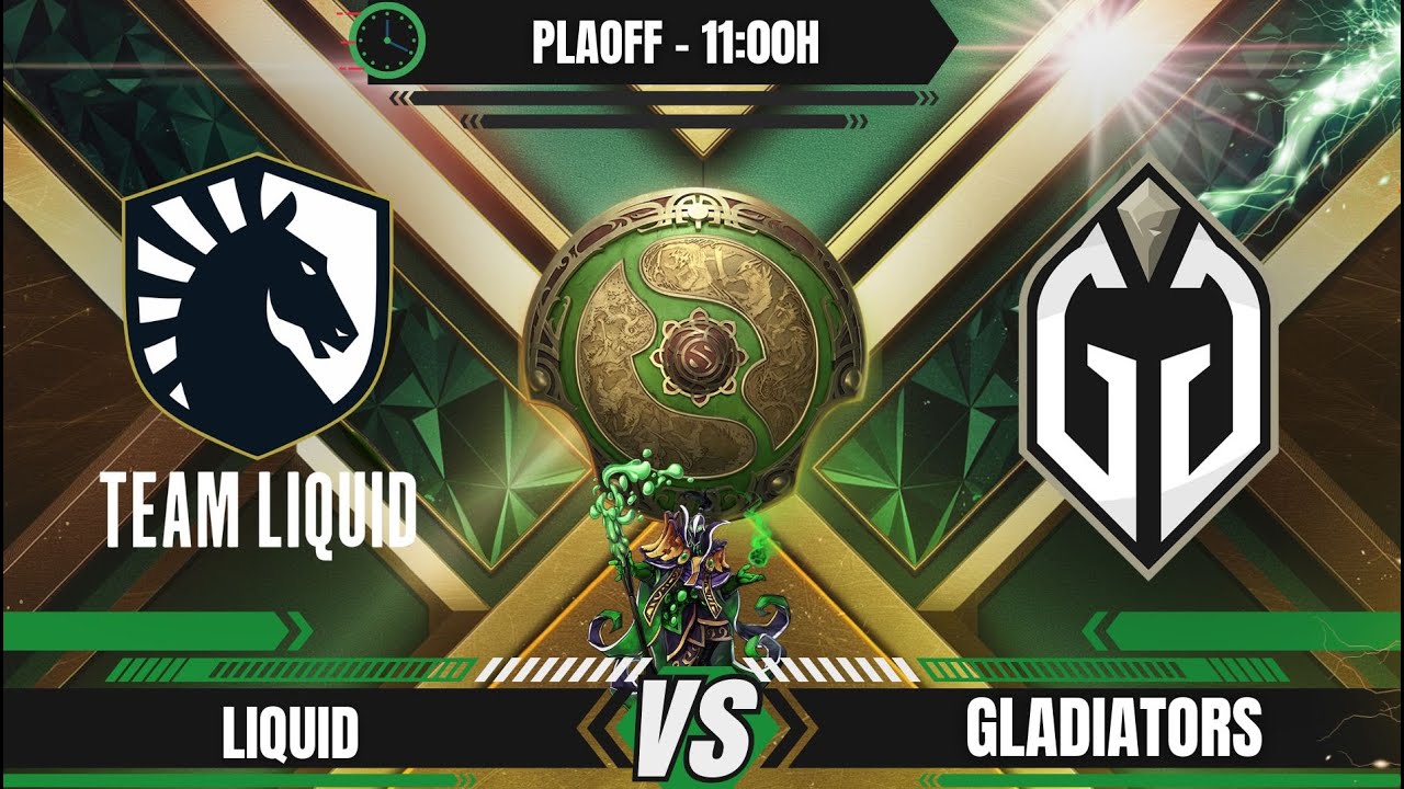 [PT-BR] LIQUID X GLADIATORS - THE INTERNATIONAL - PLAYOFF - @JAPALOKY @VINI