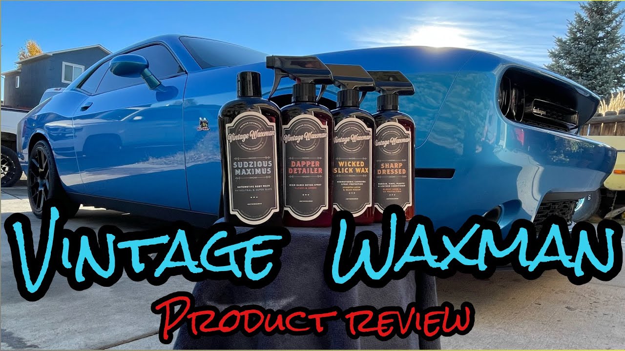 Full Line Up Review Of Vintage Waxman Car Care Products!