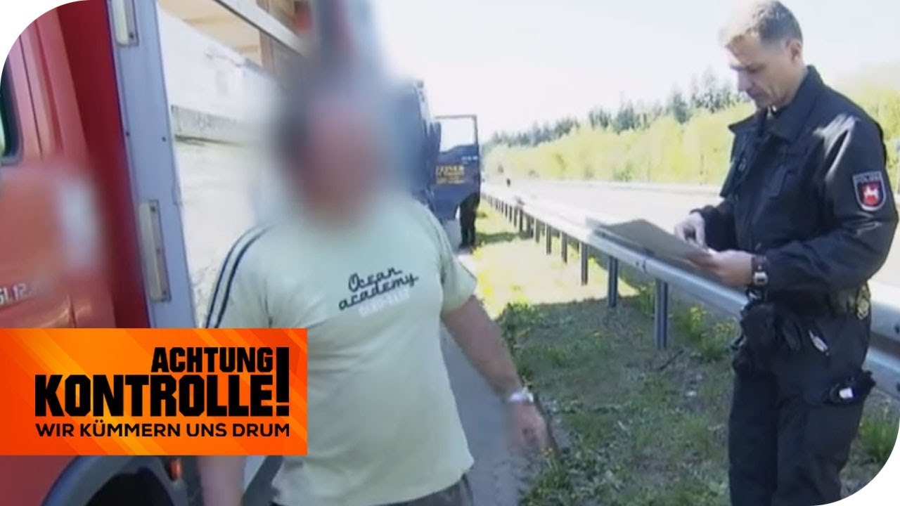 1.800€ Strafe und Zwangsstopp für LKW! Was ist passiert? | Achtung Kontrolle | kabel eins