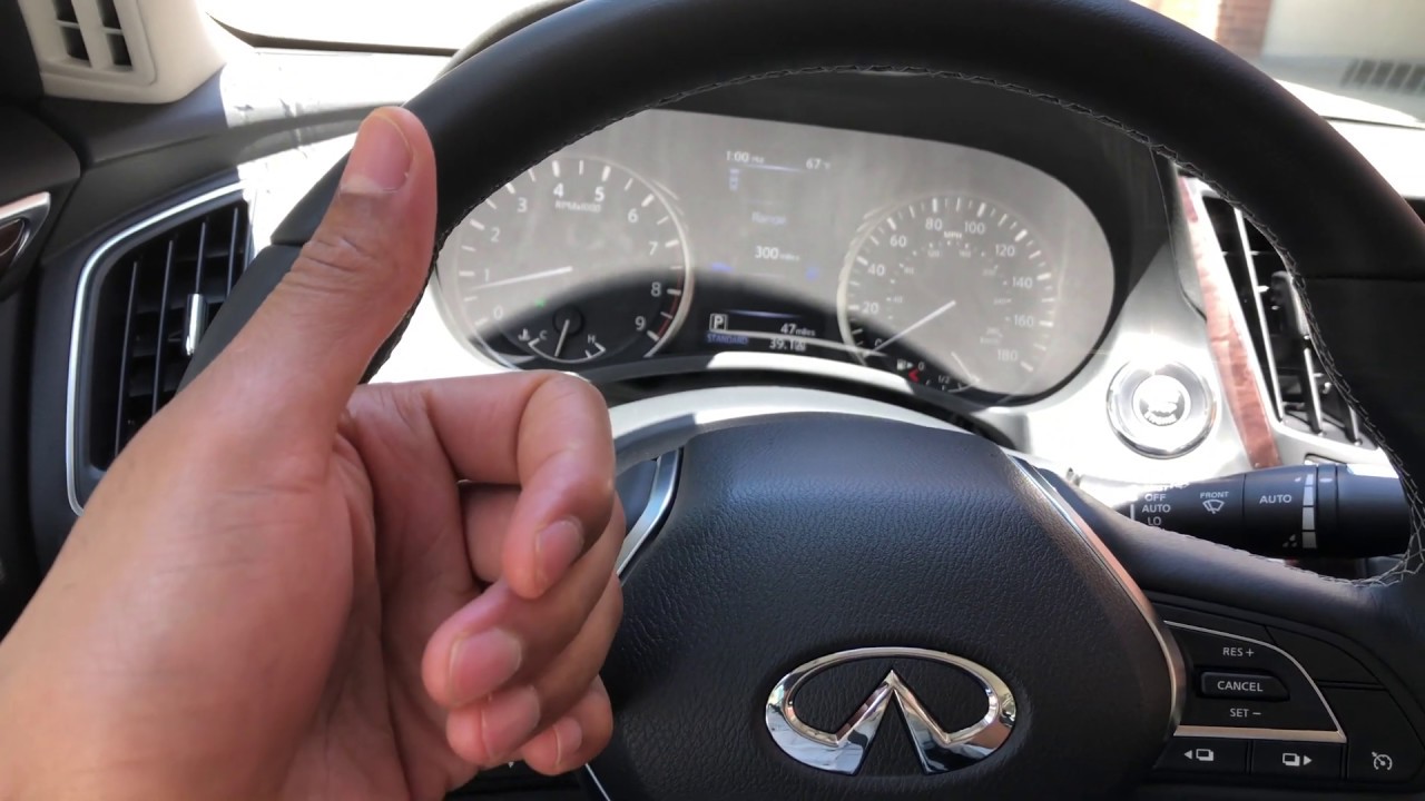Infiniti Q50 Q60, Q70 - Windshield wiper instructions