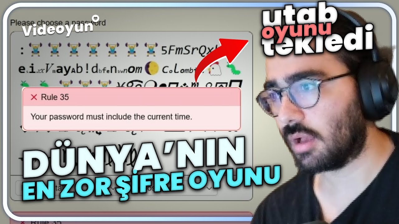 Videoyun, Dünya'nın EN ZOR, ÇÖZÜLEMEYEN Şifre Oyununu Tekte Bitiriyor.