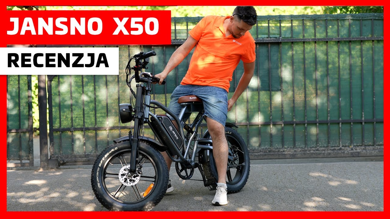Jansno X50 - ebike o wyglądzie motocykla za nieco ponad 3000 zł. Czy jest dobry?