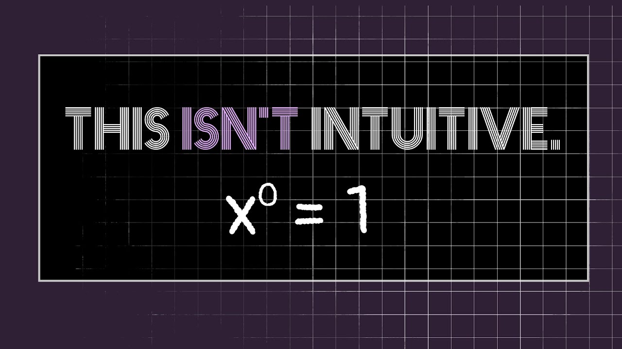 Why does the power of 0 equal 1?