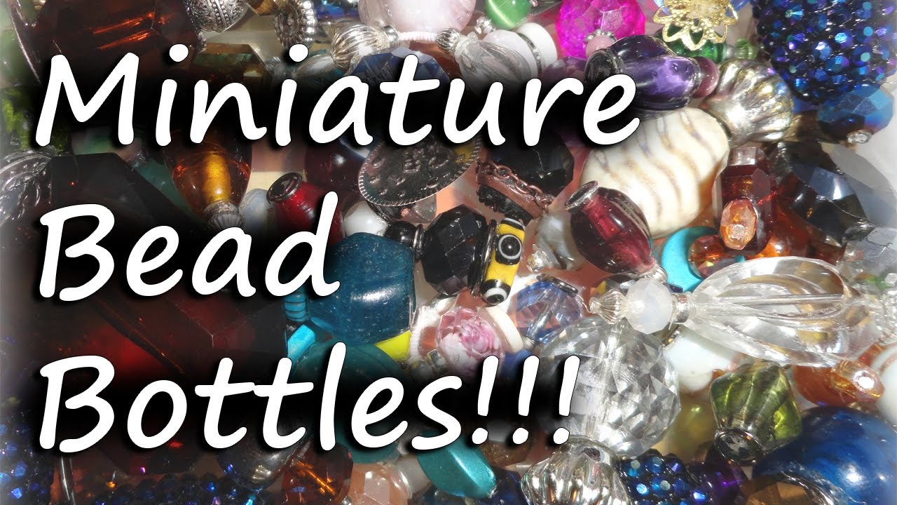 Miniature Doll-Sized Bead Bottles + Quick Tutorial