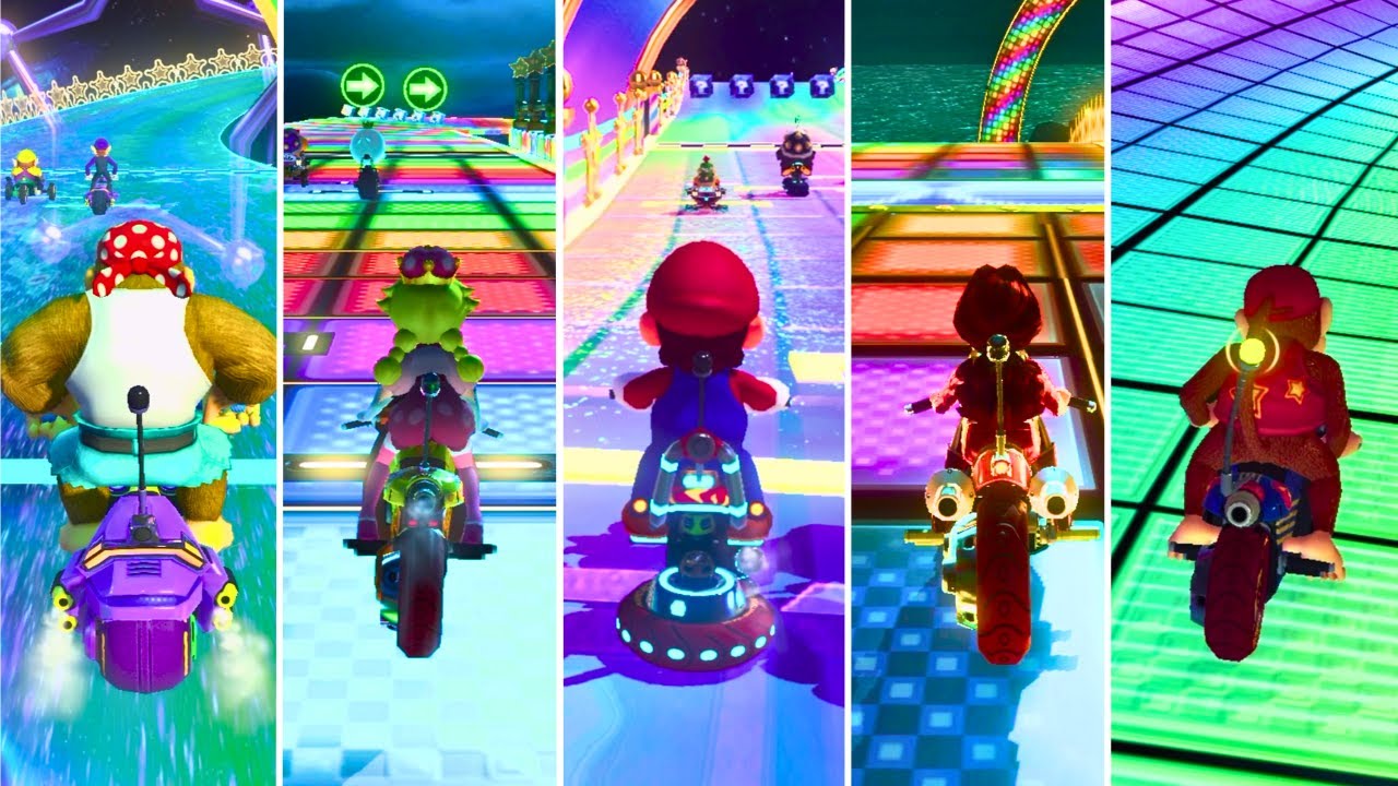 Mario Kart 8 Deluxe - All Rainbow Roads 200cc (DLC Included)