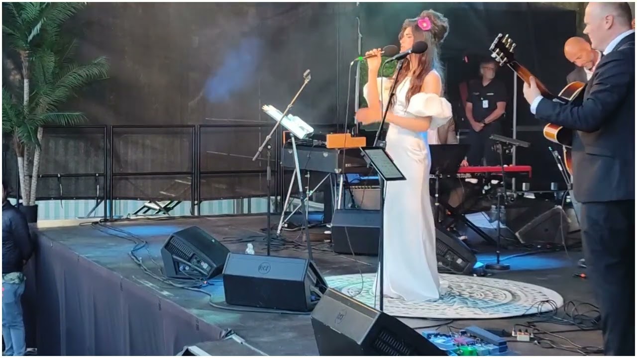 Angelina Jordan performing 