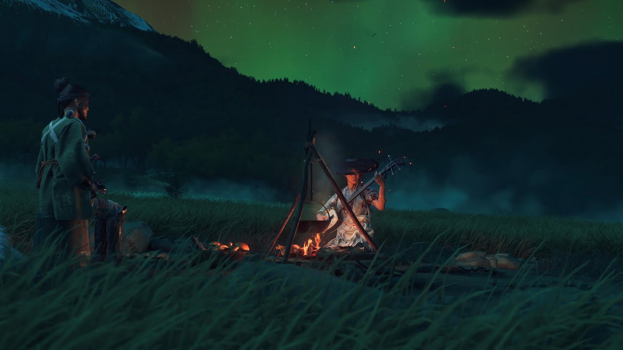 Ghost of Yōtei: Stunning night sky