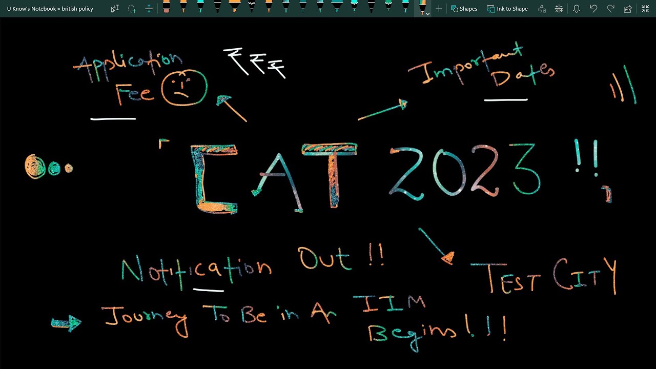 BIG UPDATE: CAT 2023 Notification Out || Imp Dates , Eligibility , Application Fee ,Test City etc