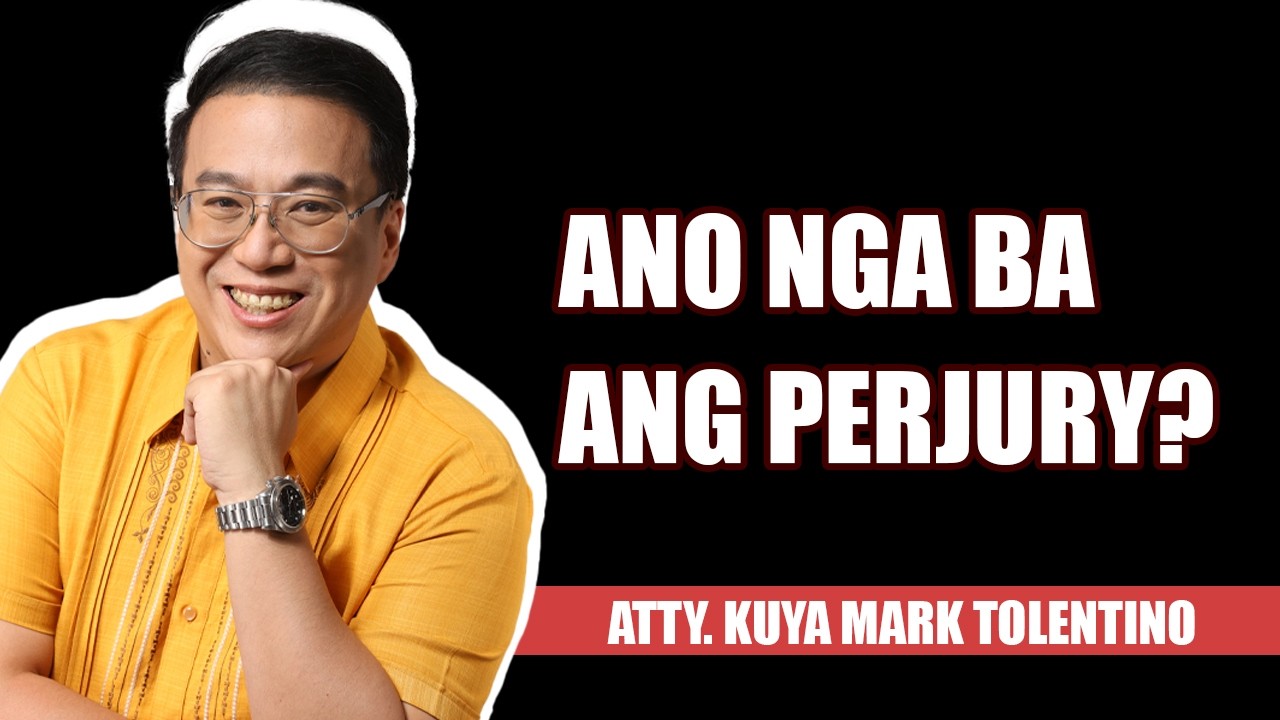 ANO NGA BA ANG PERJURY?