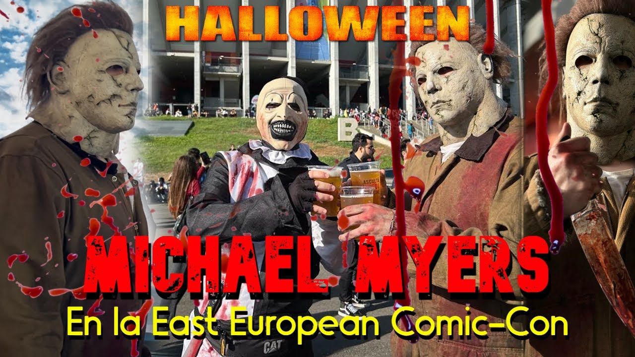 🔪Michael Myers aterroriza OTAKUS 🩸 - East European Comic-Con 2024