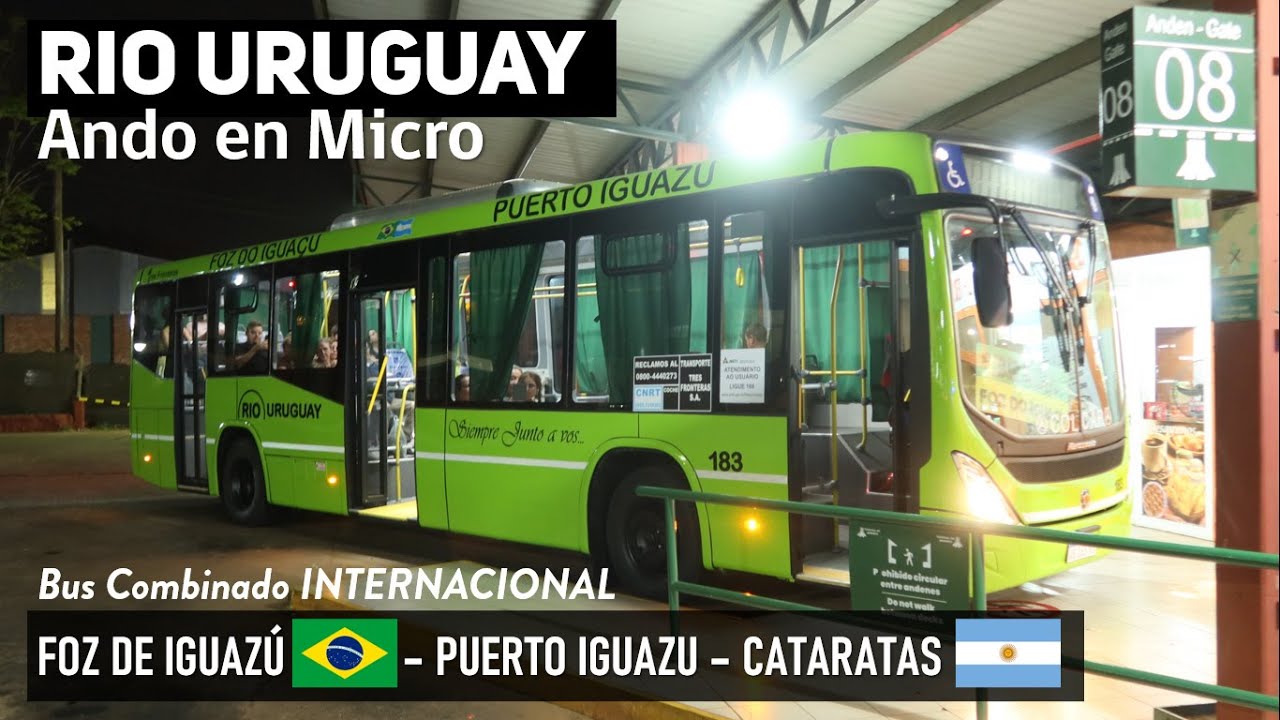 Автобусы FOZ DE IGUAZU - CATARATAS IGUAZU ARGENTINA на автобусах Рио Уругвай