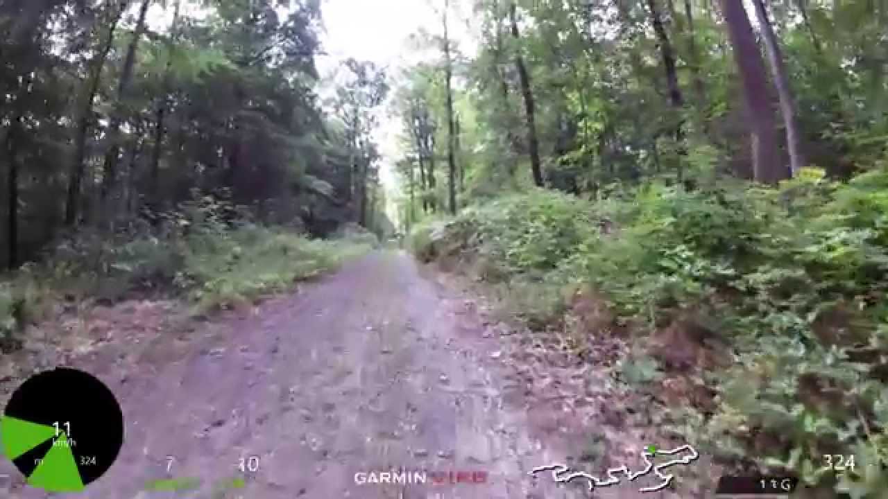 Mountain Bike Cycling Video for Indoor Training 50 Minute Full HD Garmin VIRB Elite Camera