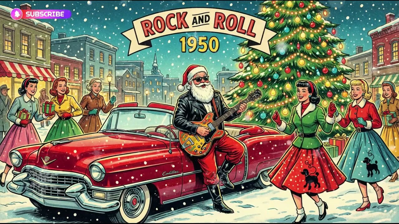 ROCK AND ROLL 50S – FESTIVE ROCKIN’ SPIRIT 💃🎄🎵