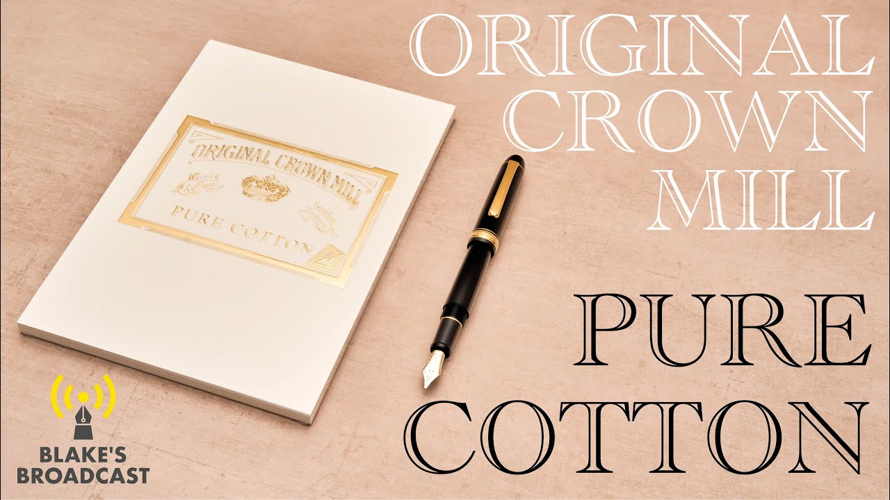 Original Crown Mill Pure Cotton Writing Pad Review 4K