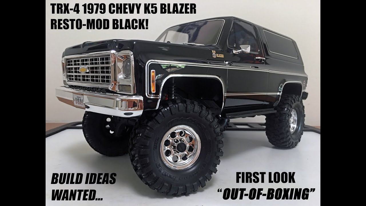 TRAXXAS TRX-4 1979 K5 BLAZER: RESTO-MOD BLACK - FIRST LOOK 