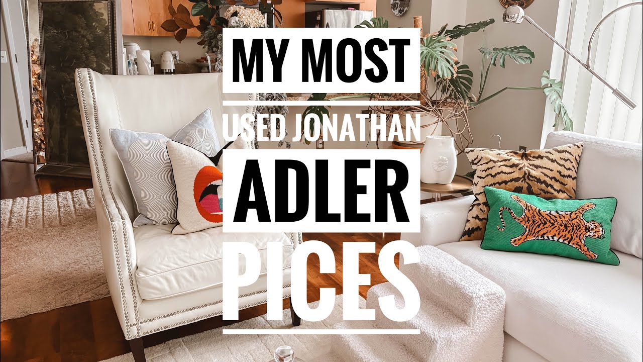 My most used Jonathan Adler decor pieces 