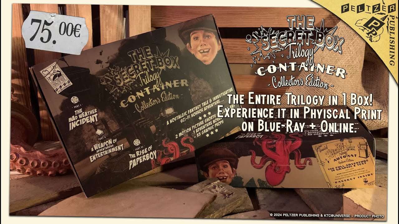 THE SECRET BOX TRILOGY EDITIONS | Peltzer Publishing & KTC&reg;Universe