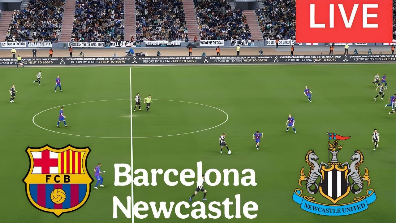 🔴 LIVE : FC Barcelona vs Newcastle United UEFA Champions League 2026 VideoGame eFootball Simulation