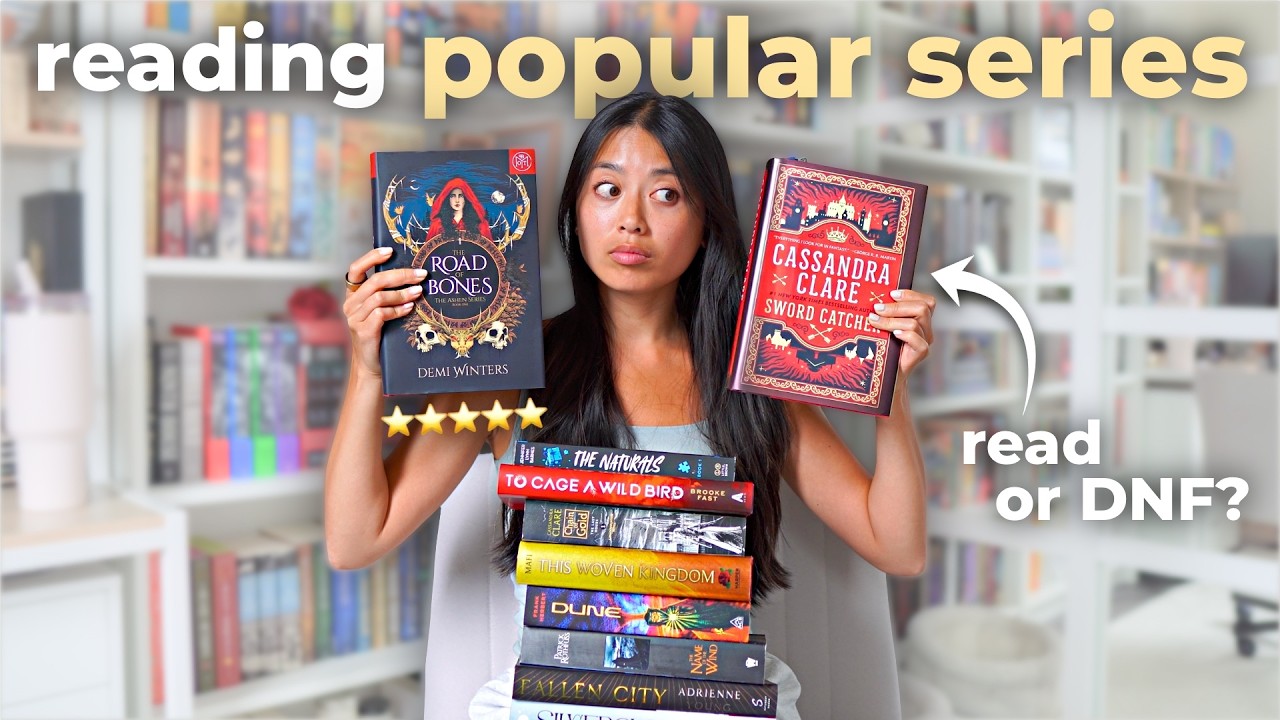 reading POPULAR SERIES to see if they're worth continuing... 👀📚 (READ OR DNF)