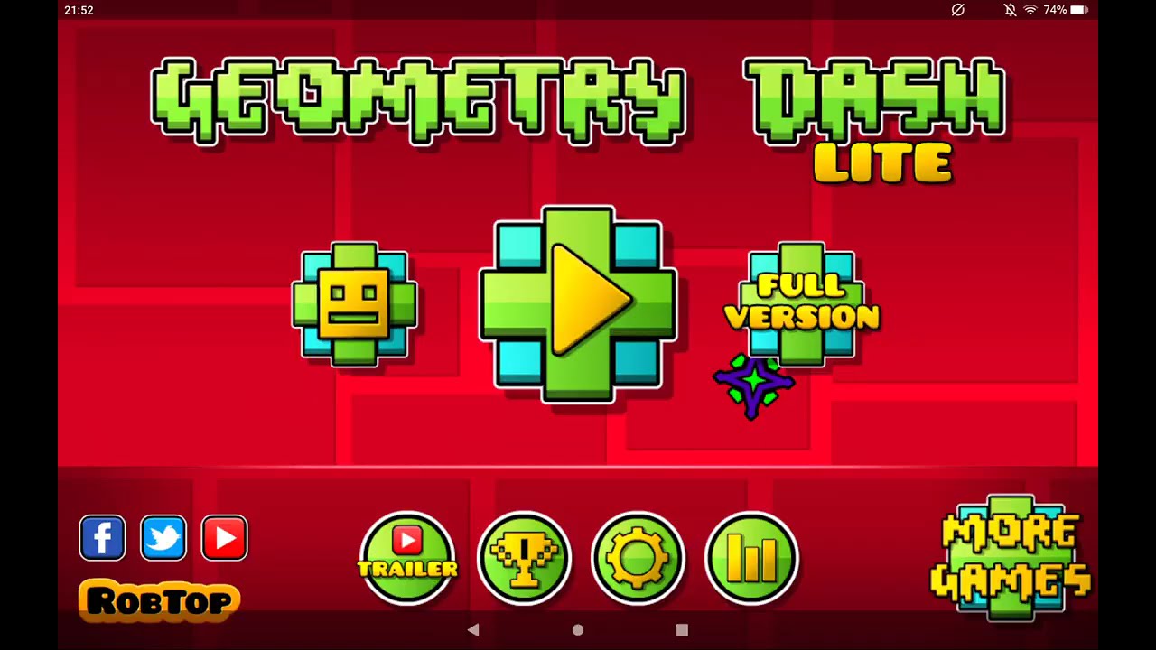 Geometry dash LITE (Speedrun)| Ohne mic.