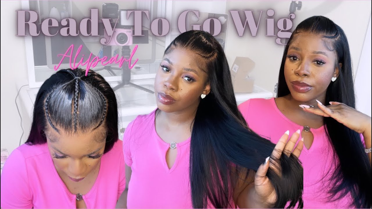 *NEW* GLUELESS PRE STYLED WIG 😱| READY TO GO PRE EVERYTHING WIG | ALIPEARL HAIR REVIEW