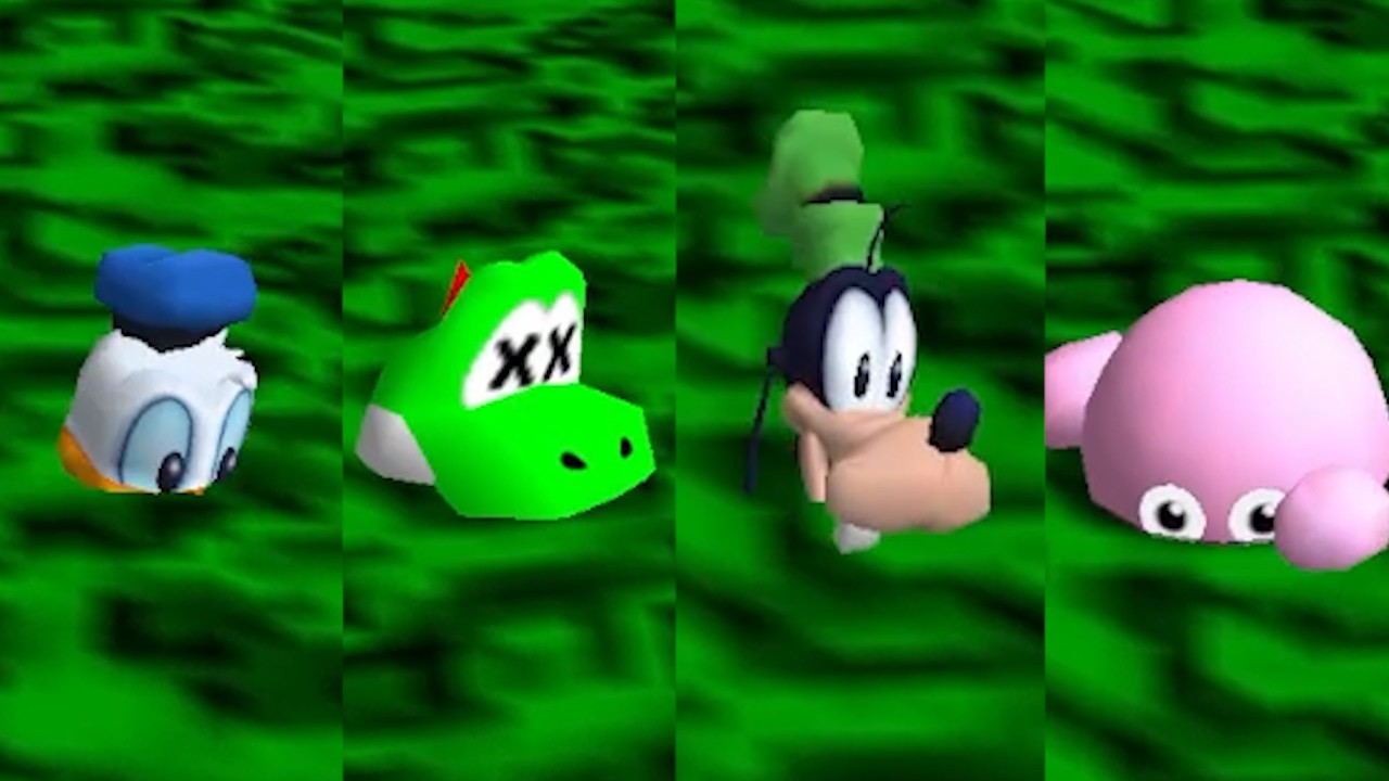 100 Characters falling in Dark Poison