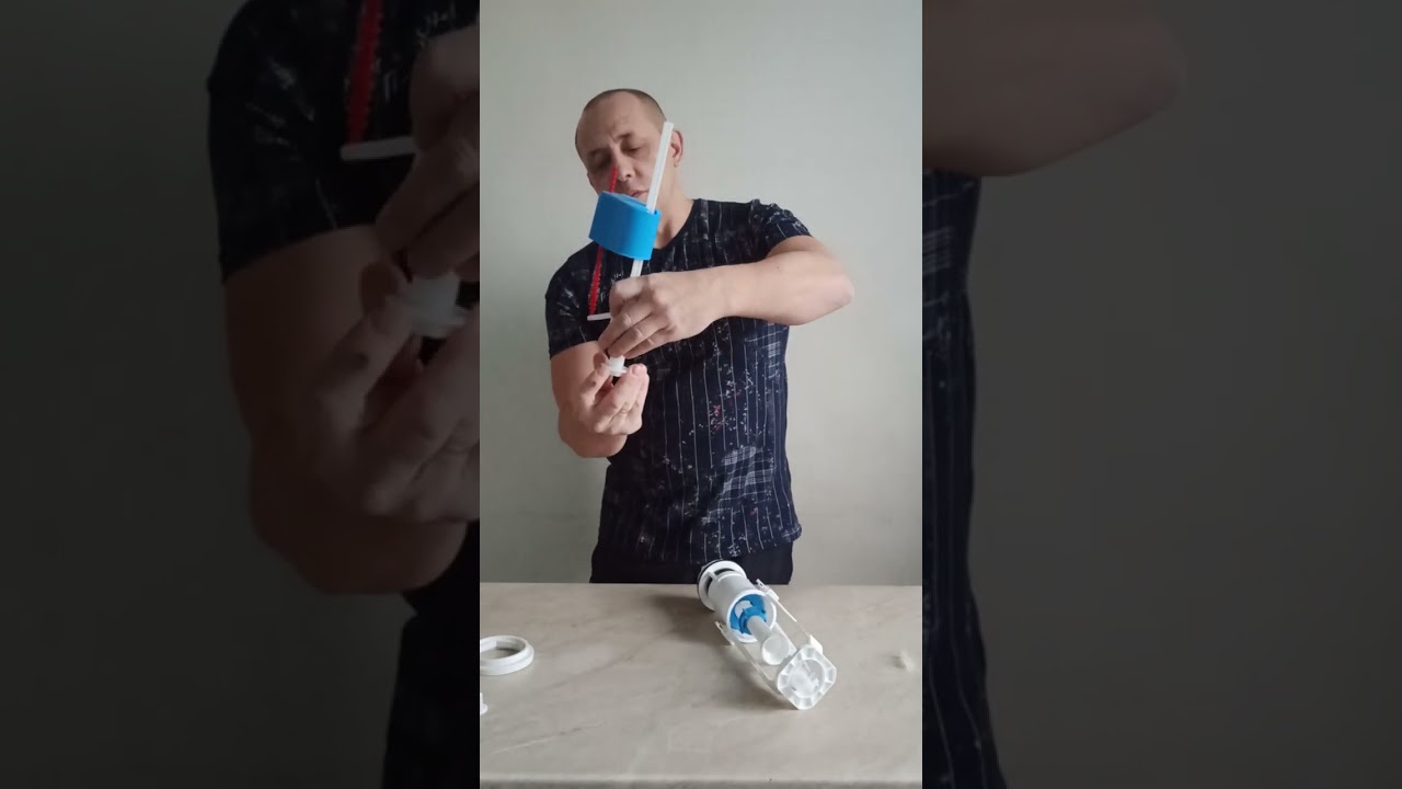 Арматура унитаза. Как настроить.
